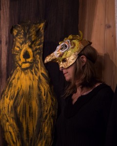 Art helps us See and Feel Truth. Norine Cardea, with mask by Linda Hall